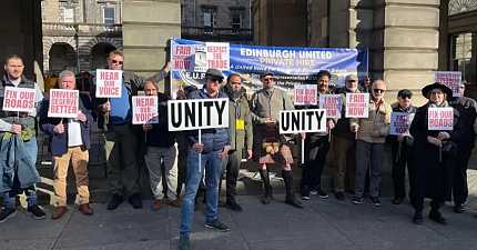 EDINBURGH PRIVATE HIRE DRIVERS TAKE TO THE STREETS IN ROW OVER UNFAIR TREATMENT