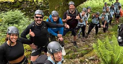 NORTHANTS TAXI AND PH MANAGERS CONQUER WILDERNESS CHALLENGE TO RAISE 3200 FOR CANCER CHARITY
