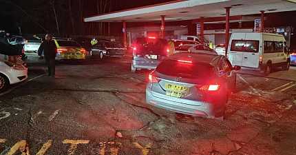 POLICE CRACKDOWN IN NORTH WEST SEES 12 TAXIS TAKEN OFF THE ROAD