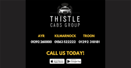 THISTLE CABS IN AYRSHIRE OFFERS FREE RIDES FOR OVER SEVENTIES