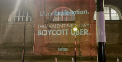 LONDON PH DRIVERS HOLD MOTORCADE PROTEST DEMANDING TFL REGULATION OF UBER AND SIMILAR OPERATORS