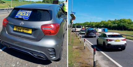 POLICE SEIZE CARS AND REPORT DOZENS OF DRIVERS IN STANSTED AIRPORT TAXI SAFETY STING