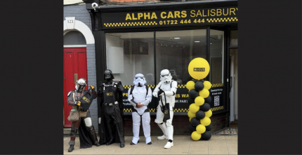 STAR WARS ICONS TOUCH DOWN IN SALISBURY AS ALPHA CARS LAUNCHES NEW LOCAL HUB