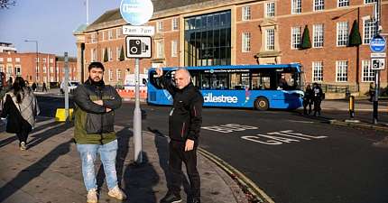 DERBY PRIVATE HIRE DRIVERS FURIOUS OVER UNFAIR BUS LANE RESTRICTION