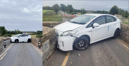 UBER VEHICLE GETS STUCK ON BIDFORD ON AVON BRIDGE CLOSING IT INDEFINITELY