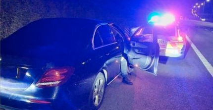 PRIVATE HIRE DRIVER TRAVELLING ON WRONG SIDE OF M1 TESTED POSITIVE FOR CANNABIS AND COCAINE