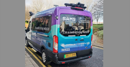 TRIAL TO START OF SAMS THE SUNDERLAND ADVANCED MOBILITY AUTONOMOUS SHUTTLE BUS