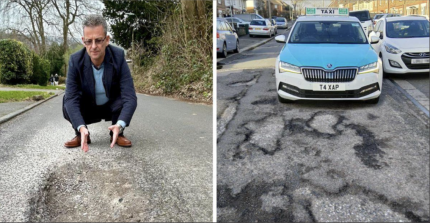 BRIGHTON CABBIES CLAIM POTHOLES FORCE EXPLANATIONS TO PASSENGERS IM NOT DRUNK JUST AVOIDING TRENCHES