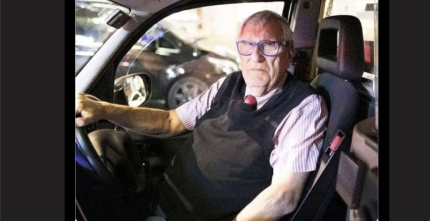 RESPECT AND OUR THANKS TO THIS NOW RETIRED LONDON BLACK CAB DRIVER